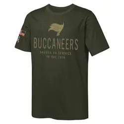 Nike Tampa Bay Buccaneers Olive 2025 Salute to Service Sideline T-Shirt - Youth