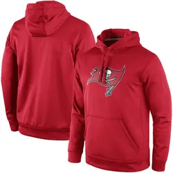 Nike Tampa Bay Buccaneers Red Circuit Logo Essential Performance Pullover Hoodie - Men's