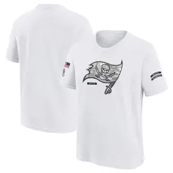 Nike Tampa Bay Buccaneers White 2024 Salute To Service T-Shirt - Youth