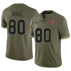 Nike Tanner Knue Tampa Bay Buccaneers Limited Olive 2022 Salute To Service Jersey - Youth
