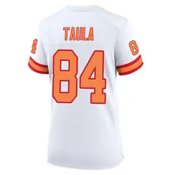 Nike Tanner Taula Tampa Bay Buccaneers Game White '76 50th Season Jersey - Women's