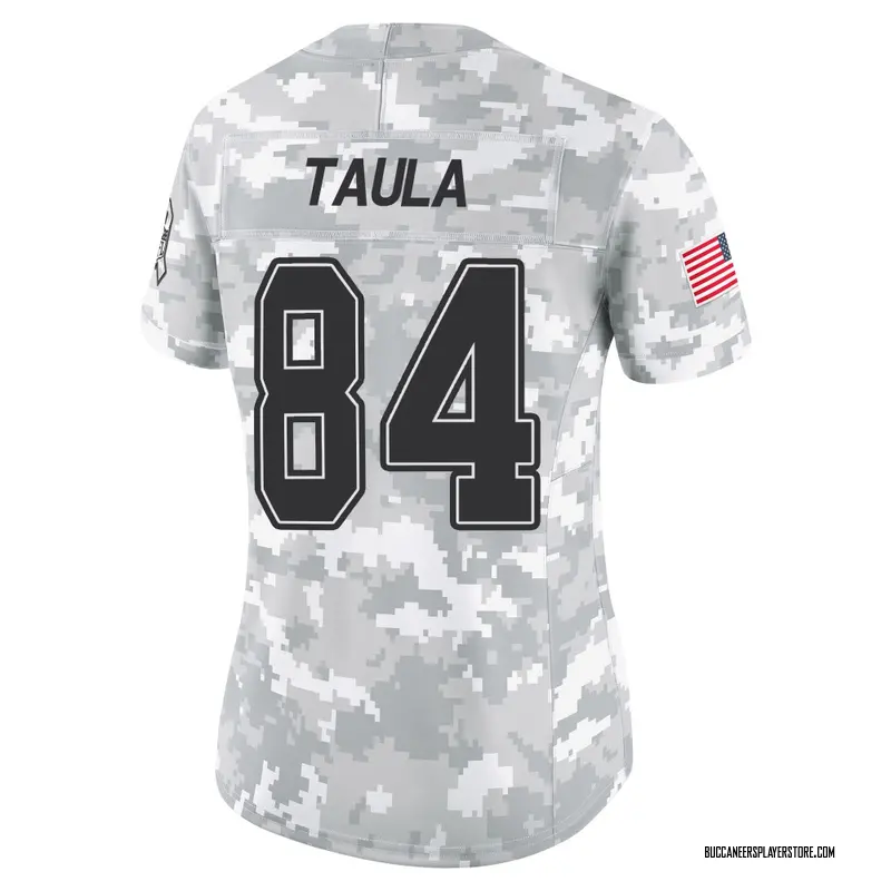 Nike Tanner Taula Tampa Bay Buccaneers Limited Arctic Camo 2024 Salute to Service Jersey - Women's