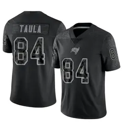 Nike Tanner Taula Tampa Bay Buccaneers Limited Black Reflective Jersey - Youth