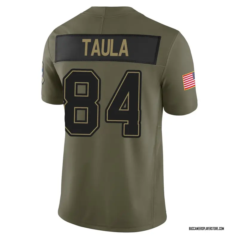 Nike Tanner Taula Tampa Bay Buccaneers Limited Olive 2025 Salute to Service Jersey - Men's