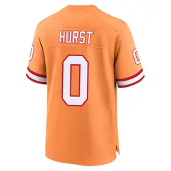 Nike Ted Hurst Tampa Bay Buccaneers Game Cream sicle 50th Season Jersey - Men's