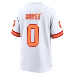 Nike Ted Hurst Tampa Bay Buccaneers Game White '76 Jersey - Youth