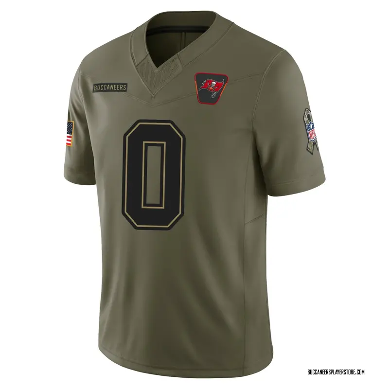 Nike Ted Hurst Tampa Bay Buccaneers Limited Olive 2025 Salute to Service Jersey - Youth