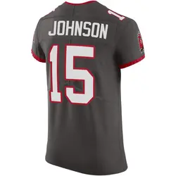 Nike Tez Johnson Tampa Bay Buccaneers Elite Pewter Alternate Vapor Jersey - Men's