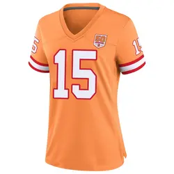 Nike Tez Johnson Tampa Bay Buccaneers Game Cream sicle 50th Season Jersey - Women's