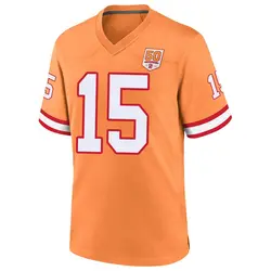 Nike Tez Johnson Tampa Bay Buccaneers Game Cream sicle 50th Season Jersey - Youth