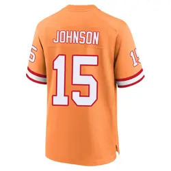 Nike Tez Johnson Tampa Bay Buccaneers Game Cream sicle 50th Season Jersey - Youth