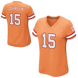 Nike Tez Johnson Tampa Bay Buccaneers Game Orange Alternate Jersey - Women's