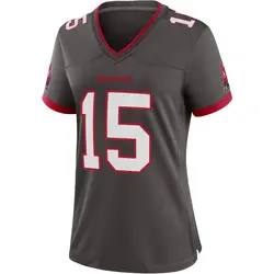 Nike Tez Johnson Tampa Bay Buccaneers Game Pewter Alternate Jersey - Women's