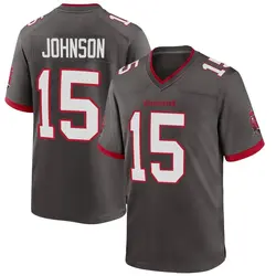 Nike Tez Johnson Tampa Bay Buccaneers Game Pewter Alternate Jersey - Youth