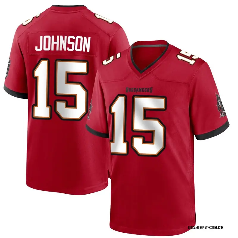 Nike Tez Johnson Tampa Bay Buccaneers Game Red Team Color Jersey - Youth