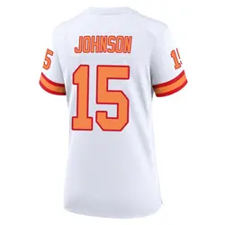 Nike Tez Johnson Tampa Bay Buccaneers Game White '76 Jersey - Women's