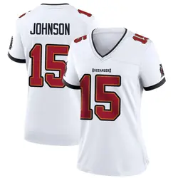Nike Tez Johnson Tampa Bay Buccaneers Game White Jersey - Women's
