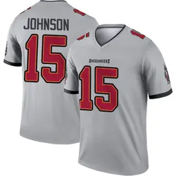 Nike Tez Johnson Tampa Bay Buccaneers Legend Gray Inverted Jersey - Men's