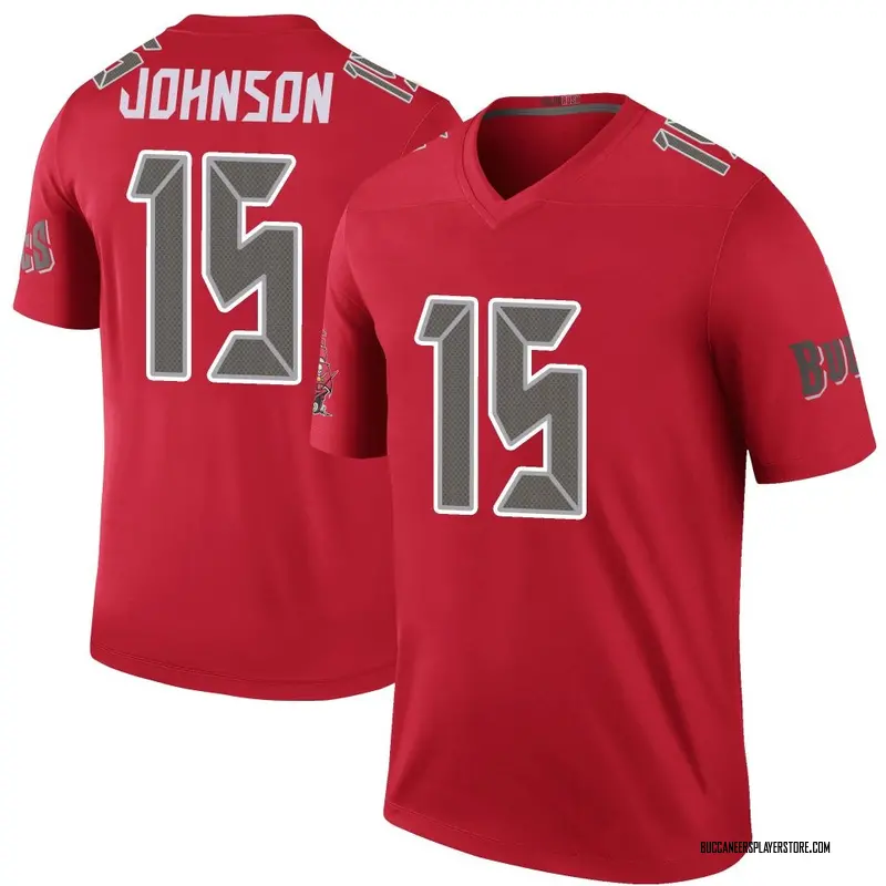 Nike Tez Johnson Tampa Bay Buccaneers Legend Red Color Rush Jersey - Men's