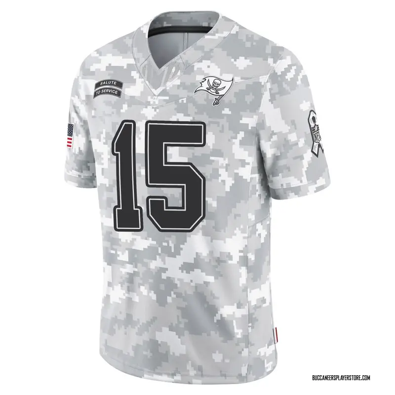 Nike Tez Johnson Tampa Bay Buccaneers Limited Arctic Camo 2024 Salute to Service Jersey - Men's