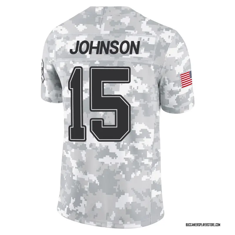 Nike Tez Johnson Tampa Bay Buccaneers Limited Arctic Camo 2024 Salute to Service Jersey - Men's