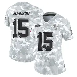 Nike Tez Johnson Tampa Bay Buccaneers Limited Arctic Camo 2024 Salute to Service Jersey - Women's
