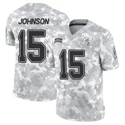 Nike Tez Johnson Tampa Bay Buccaneers Limited Arctic Camo 2024 Salute to Service Jersey - Youth