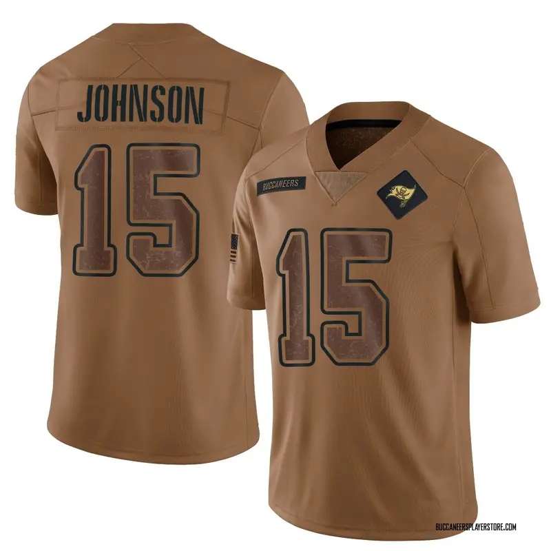 Nike Tez Johnson Tampa Bay Buccaneers Limited Brown 2023 Salute To Service Jersey - Men's