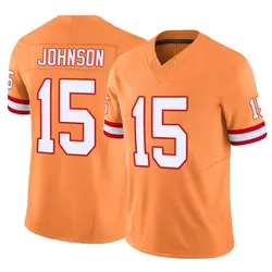 Nike Tez Johnson Tampa Bay Buccaneers Limited Orange Vapor F.U.S.E. Jersey - Men's
