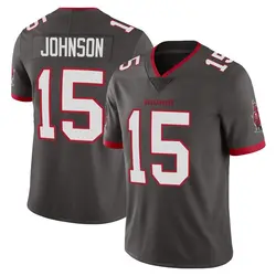 Nike Tez Johnson Tampa Bay Buccaneers Limited Pewter Alternate Vapor Jersey - Youth