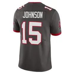 Nike Tez Johnson Tampa Bay Buccaneers Limited Pewter Alternate Vapor Jersey - Youth