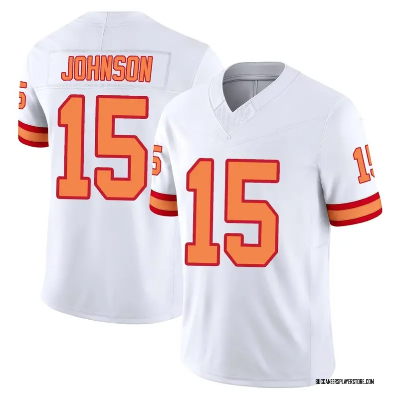 Nike Tez Johnson Tampa Bay Buccaneers Limited White '76 Vapor F.U.S.E. Jersey - Men's