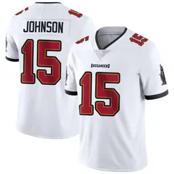 Nike Tez Johnson Tampa Bay Buccaneers Limited White Vapor Untouchable Jersey - Men's