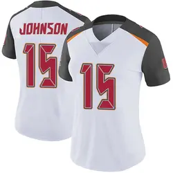 Nike Tez Johnson Tampa Bay Buccaneers Limited White Vapor Untouchable Jersey - Women's
