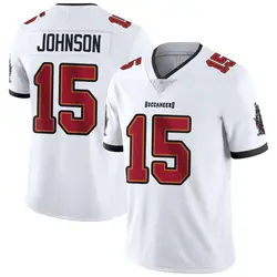 Nike Tez Johnson Tampa Bay Buccaneers Limited White Vapor Untouchable Jersey - Youth