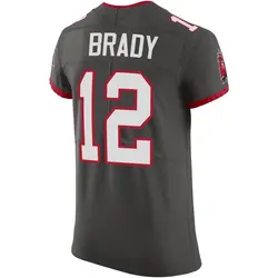 Nike Tom Brady Tampa Bay Buccaneers Elite Pewter Alternate Vapor Jersey - Men's