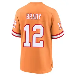 Nike Tom Brady Tampa Bay Buccaneers Game Cream sicle 50th Season Jersey - Youth