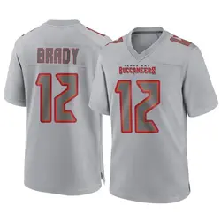 Nike Tom Brady Tampa Bay Buccaneers Game Gray Atmosphere Fashion Jersey - Youth