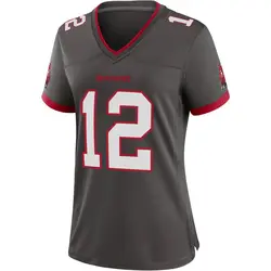 Nike Tom Brady Tampa Bay Buccaneers Game Pewter Alternate Jersey - Women's