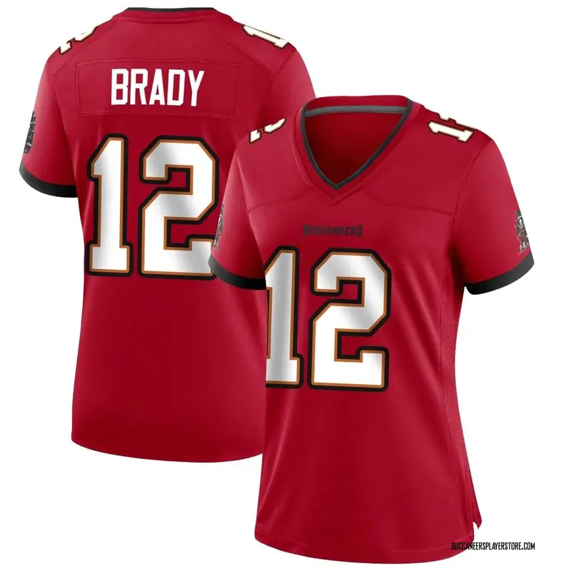 Nike Tom Brady Tampa Bay Buccaneers Game Red Team Color Jersey - Women's