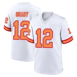 Nike Tom Brady Tampa Bay Buccaneers Game White '76 Jersey - Men's