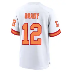 Nike Tom Brady Tampa Bay Buccaneers Game White '76 Jersey - Men's