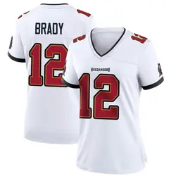 Nike Tom Brady Tampa Bay Buccaneers Game White Jersey - Women's