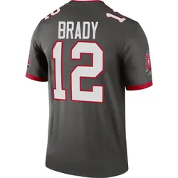 Nike Tom Brady Tampa Bay Buccaneers Legend Pewter Alternate Jersey - Men's