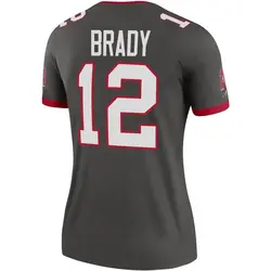 Nike Tom Brady Tampa Bay Buccaneers Legend Pewter Alternate Jersey - Women's
