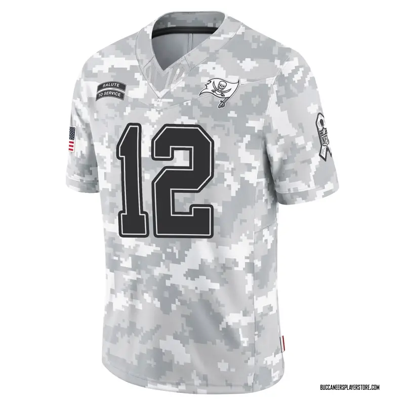 Nike Tom Brady Tampa Bay Buccaneers Limited Arctic Camo 2024 Salute to Service Jersey - Men's