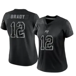 Nike Tom Brady Tampa Bay Buccaneers Limited Black Reflective Jersey - Women's