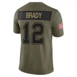 Nike Tom Brady Tampa Bay Buccaneers Limited Olive 2025 Salute to Service Jersey - Men's