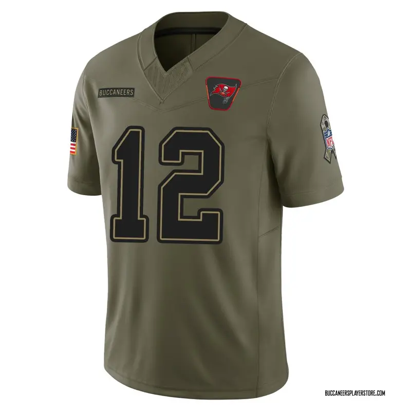 Nike Tom Brady Tampa Bay Buccaneers Limited Olive 2025 Salute to Service Jersey - Men's