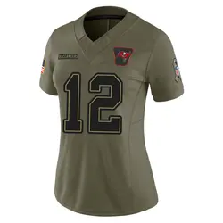 Nike Tom Brady Tampa Bay Buccaneers Limited Olive 2025 Salute to Service Jersey - Women's